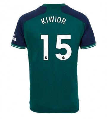 Arsenal Jakub Kiwior #15 Tercera Equipación 2023-24 Manga Corta